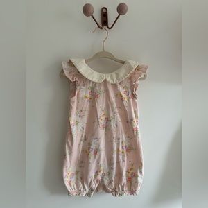 Gap baby girl romper floral pink